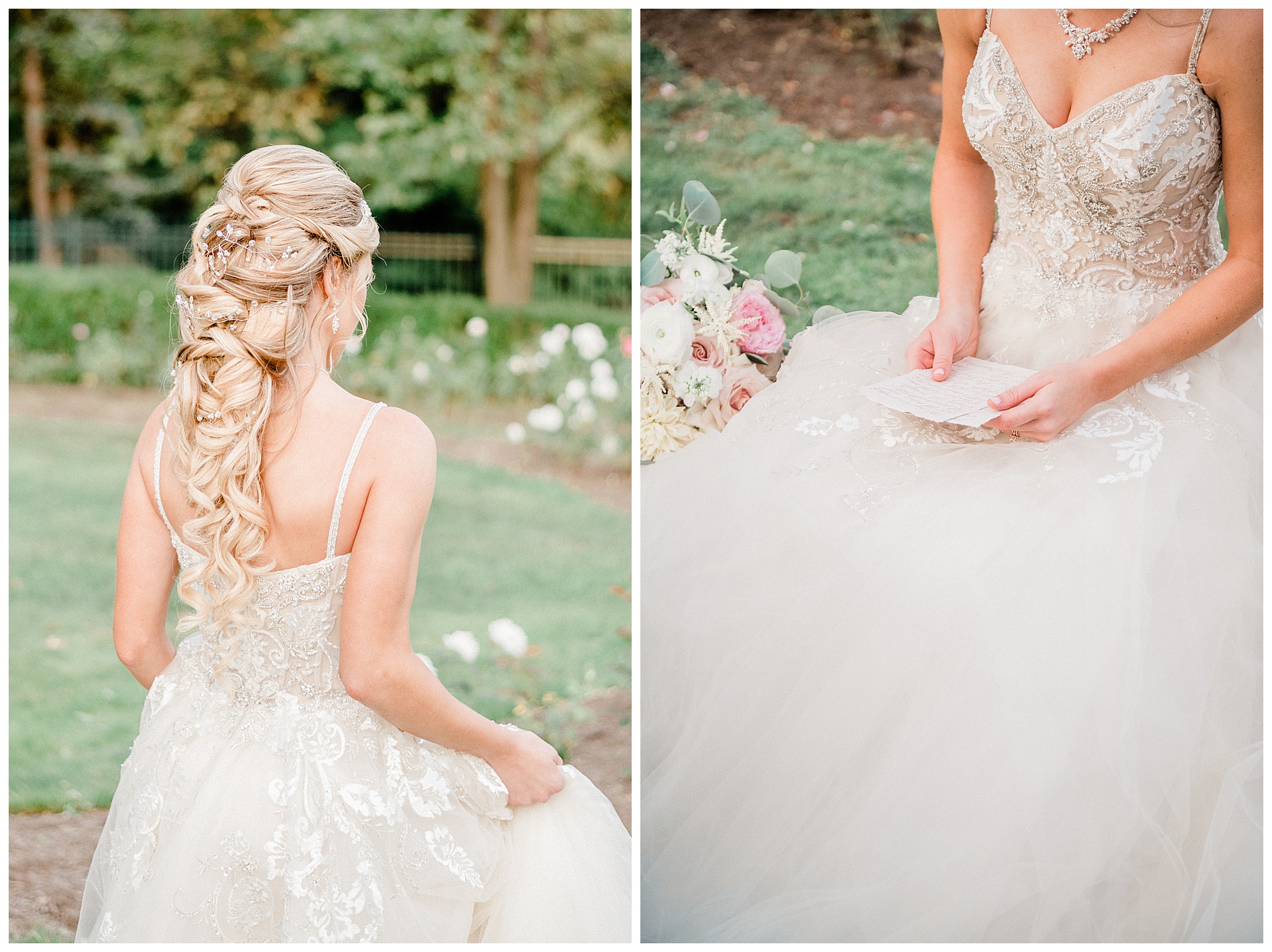 Soft and Romantic Bridal Hairstyle