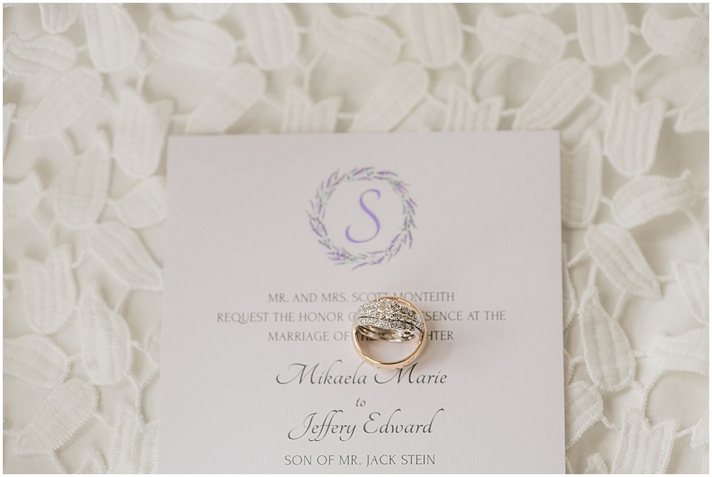 Wedding Invitation and Rings