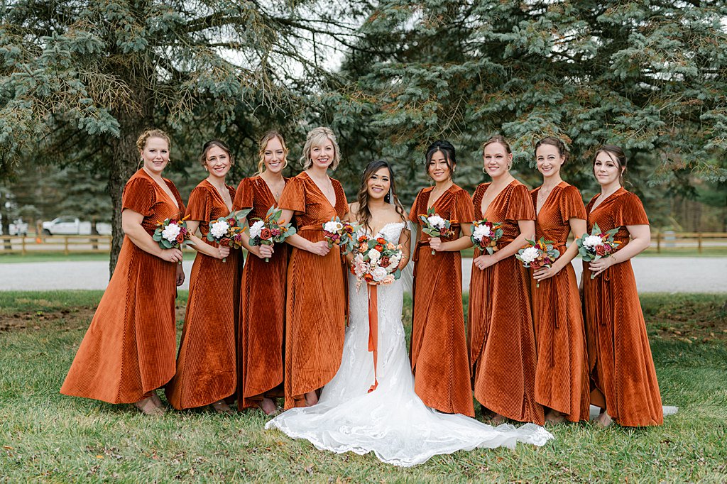 Terracotta Bridesmaids Dresses
