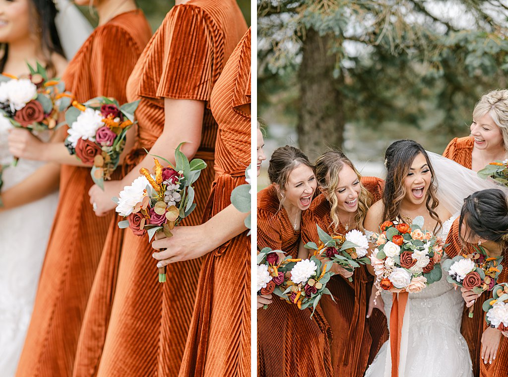 Terracotta Bridesmaids Dresses